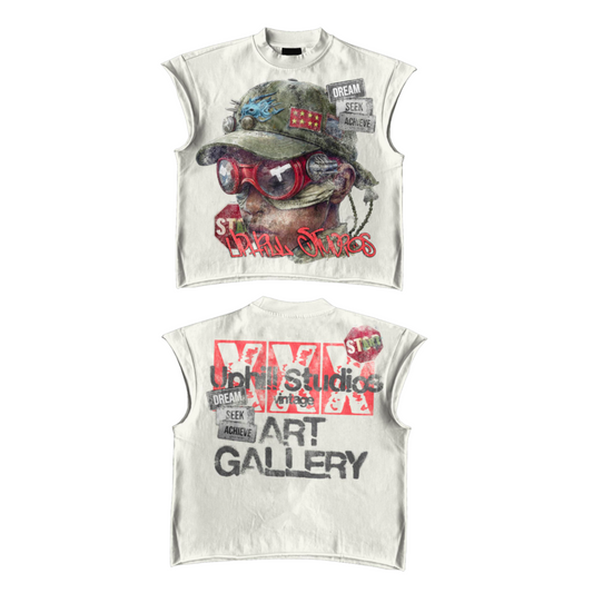 SOLDIER CUTOFF TEE